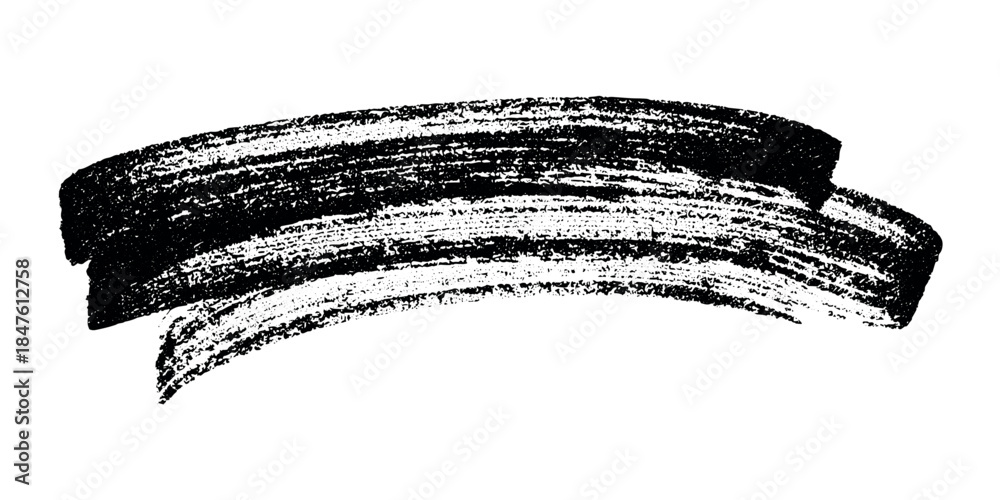 Fototapeta premium Brush paint stroke texture swatch Hand painted background Ink scribble dab clipart Paint smudge for tags and stamps design