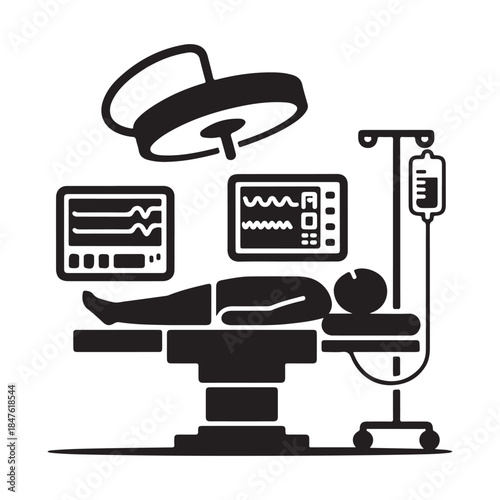 Patient undergoing surgery