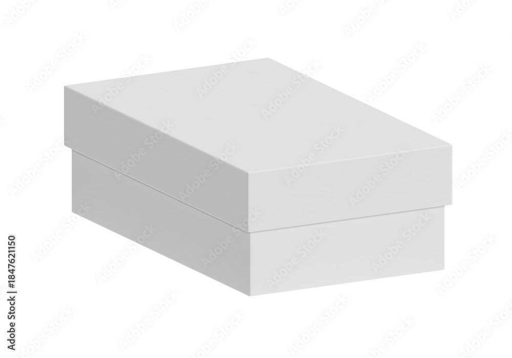 Fototapeta premium White Box, transparent background