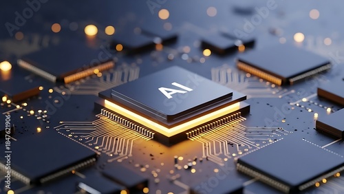 Advanced ai processor on circuit board
