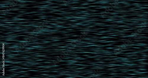 The abstract background is filled with life thanks to moving strokes that flow to form a dynamic pattern. The shimmering turquoise palette creates a sense of digital depth and movement.