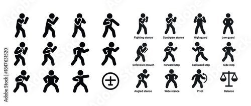Martial arts stances guide: fight, defense, balance, movement te