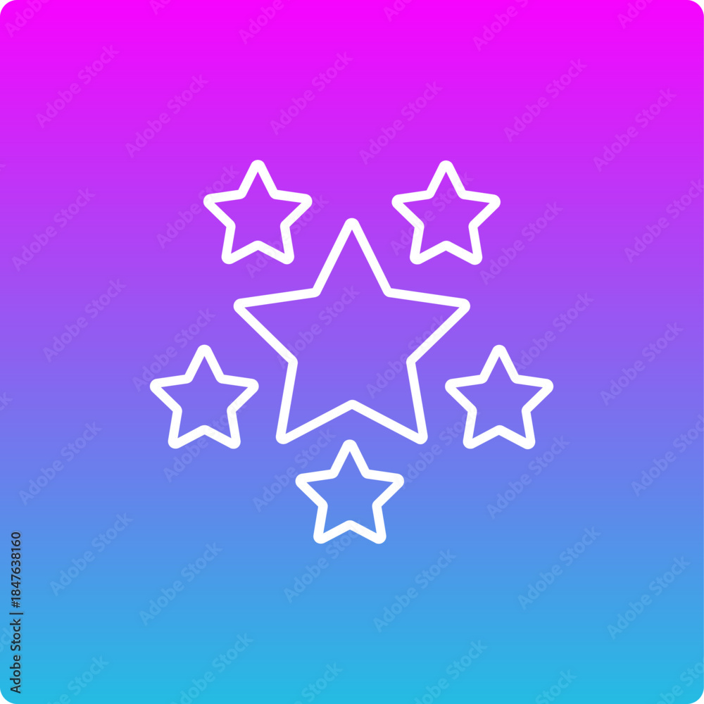 Obraz premium Stars Icon