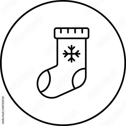 Christmas sock Icon