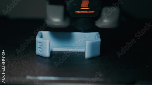 3d Printer printing a custome object