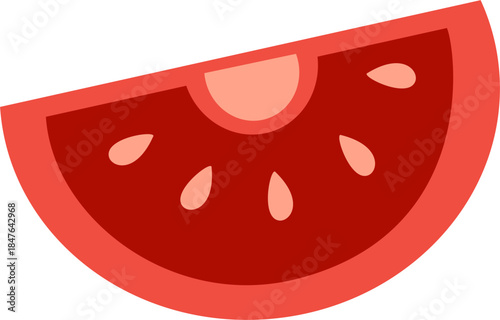 Red and fresh tomato. Fresh organic vegetables for cooking, salad, healthy eating. Tomato icon vector illustrations. Fresh and ripe tomato.