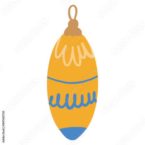 vector illustration of a christmas ball