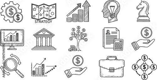 Bike, Rider, Wheel, Saddle, Chainring, Water Bottle, and Outdoor Cycling Gear Symbols.