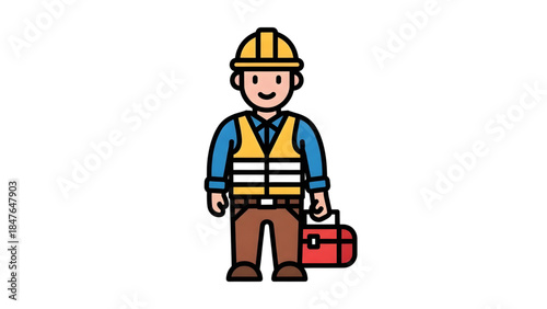 A charming cartoon chef in traditional uniform stirs a steaming pot, embodying the joyful spirit of culinary creation and the delicious results of dedicated food prep