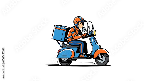 A charming cartoon chef in traditional uniform stirs a steaming pot, embodying the joyful spirit of culinary creation and the delicious results of dedicated food prep