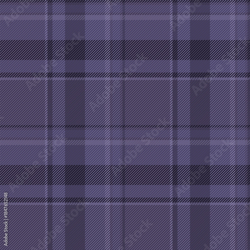 Interior textile pattern seamless, various background plaid check. Halloween fabric texture tartan vector in pastel and indigo colors.