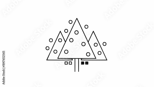 vector illustration of a tree