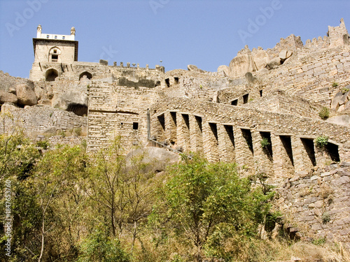 Schilderij op canvas the great wall of the fort