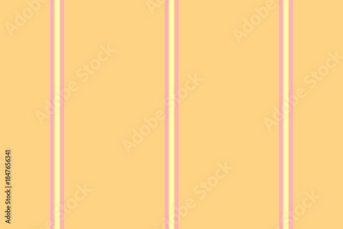 Template vector pattern textile, november background texture vertical. Reel fabric stripe lines seamless in amber and red colors.