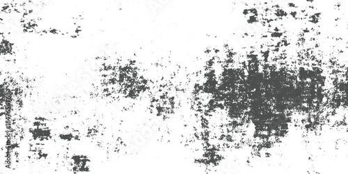 Dark grey textured grunge overlay on white background distressed