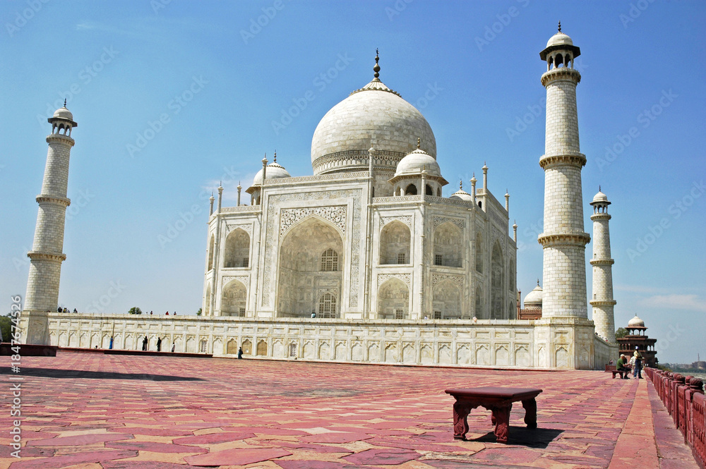 Fototapeta premium taj mahal agra india