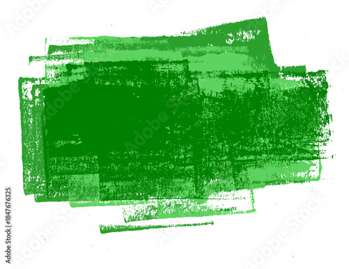 Green Grunge Stamped Smudge Background Vector