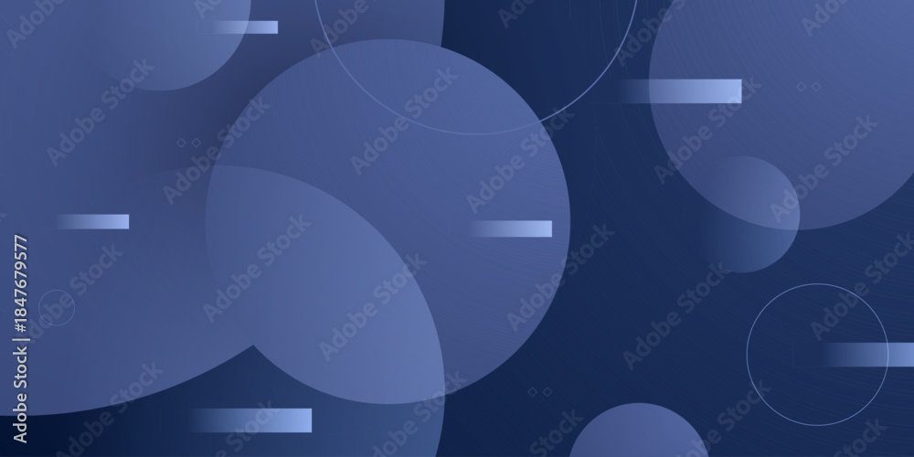 Obraz premium Abstract dark gray background with circle shapes overlap pattern element concept style design. Simple elegant banner background.