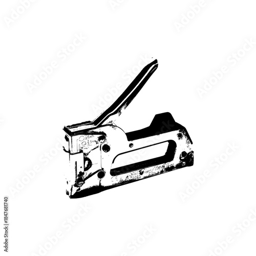 stapler isolated on white