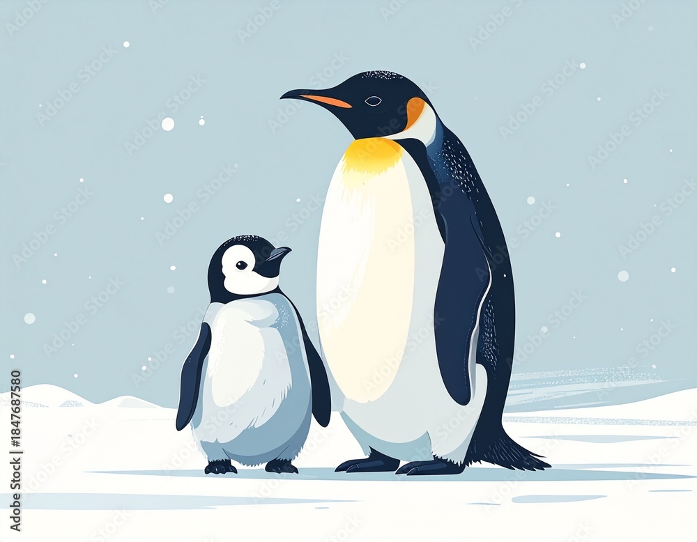 Fototapeta premium ペンギン イラスト