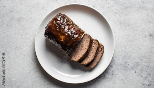 Savory Sliced Meatloaf with Sweet Glaze