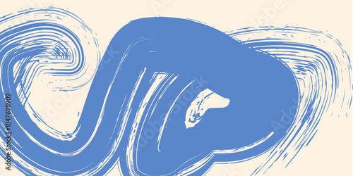 Fluid swoosh wave abstract background with stipple noise dot effect, grainy texture pattern