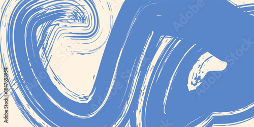 Fluid swoosh wave abstract background with stipple noise dot effect, grainy texture pattern