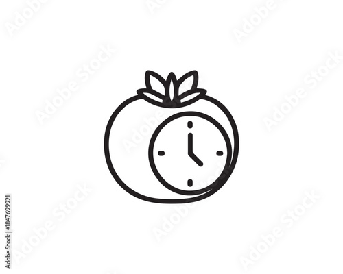 Pomodoro Technique icon vector design illustration