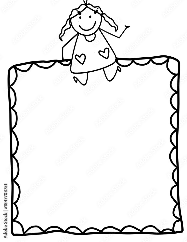 Fototapeta premium Valentine’s Day Clipart Set, Love,Valentine's Day Kids ,