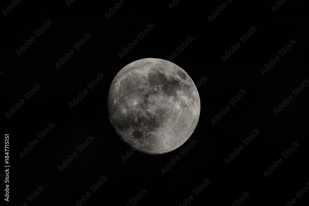 Obraz premium Almost Full moon at night