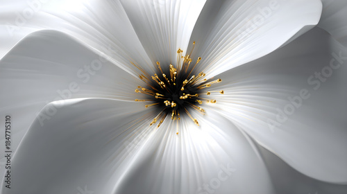 white flower background