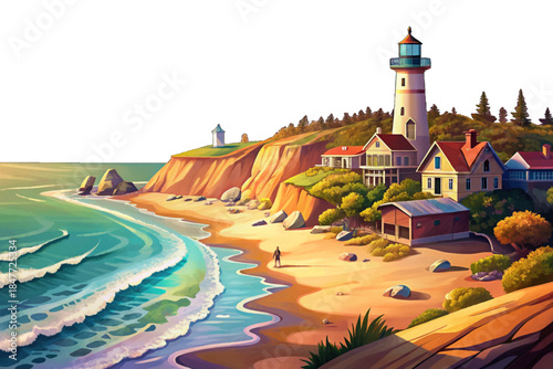 Cape Lookout Beach offers barrier island scenery, wide sandy coastlines, historic lighthouse views, and quiet Atlantic waters far from crowded tourist beaches