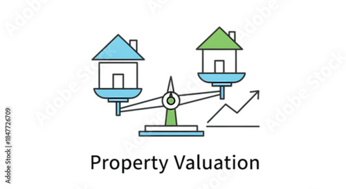 Balancing house values on a scale with rising market trend