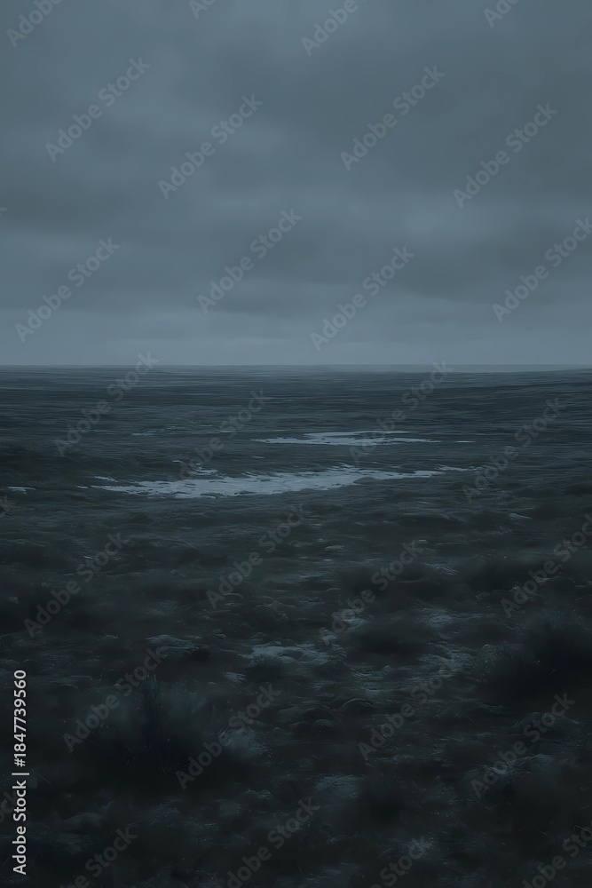 Obraz premium storm over the sea