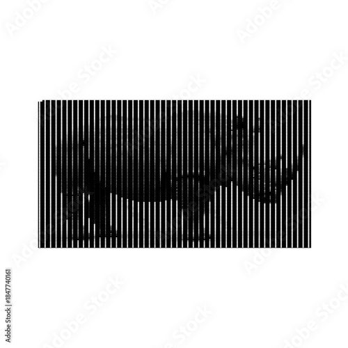 Icon vector illustration of rhinoceros animal