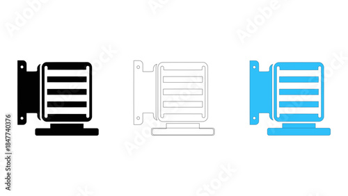 Space saving wall mount server housing for efficient data center solutions