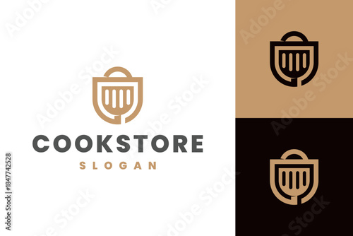 cooking store logo vector