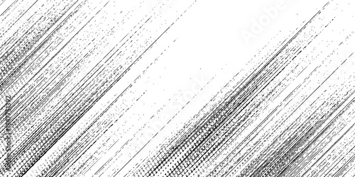 Grunge halftone gradient background. Faded grit noise texture. White and black sand wallpaper. Retro pixelated backdrop.vector. eps 10