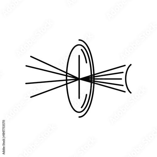 a-convex-lens-bending-light-rays