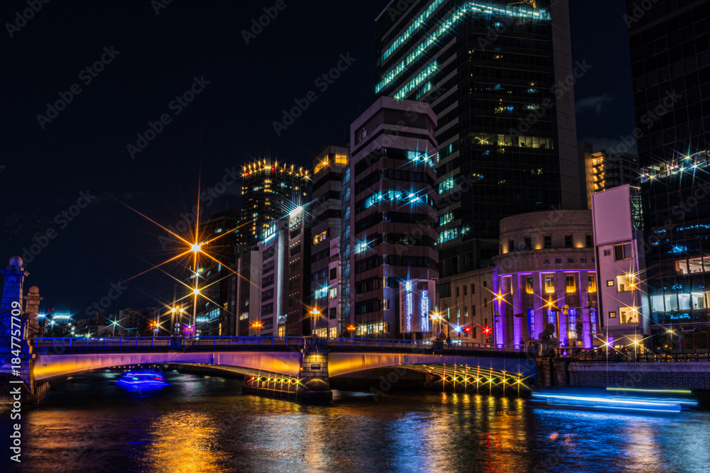 Obraz premium 都市夜景