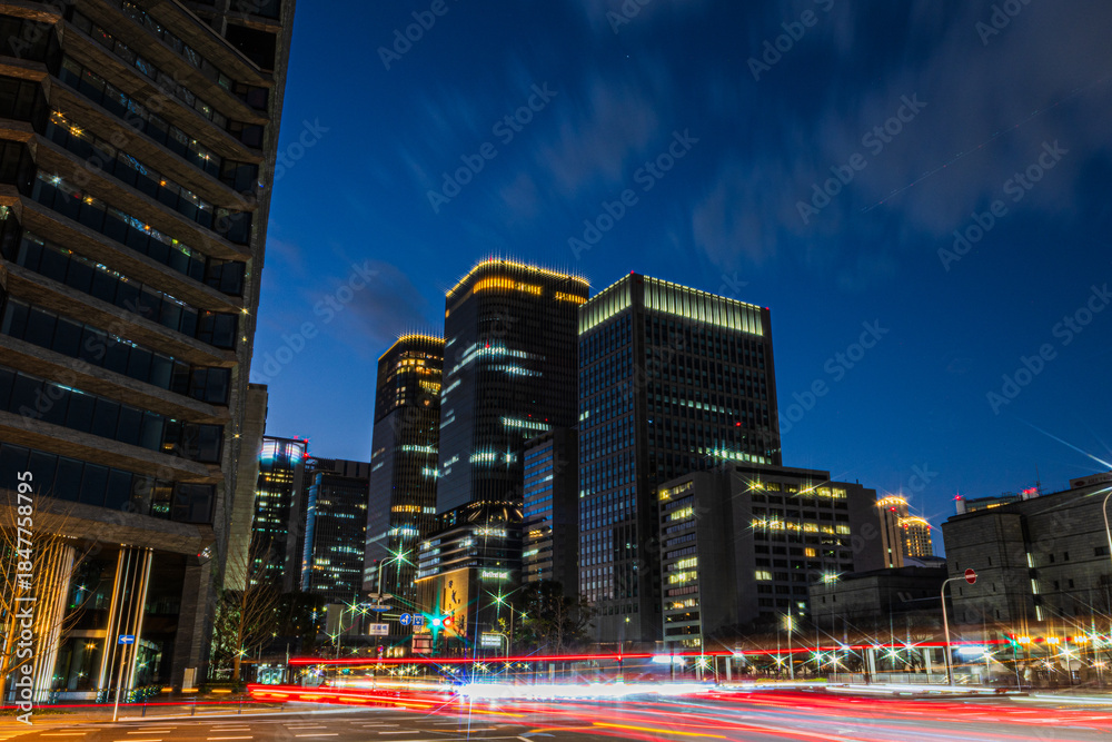 Obraz premium 都市夜景