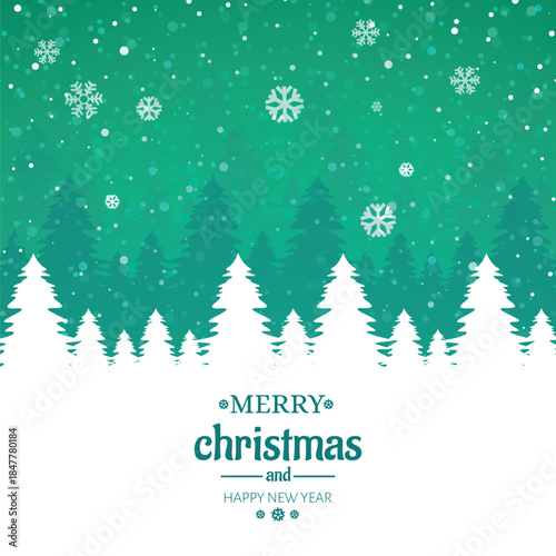 merry christmas and happy new year background 09