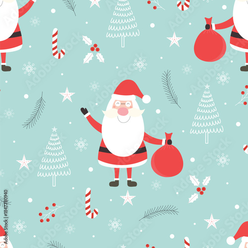 merry christmas and happy new year background 05