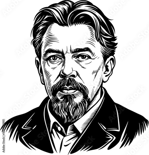 Anton Chekhov Portrait