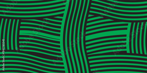 farm green banner, organic abstract background with fields. wavy green lines, natural organic products. ecology background. striped farmer green Pattern.eps.10