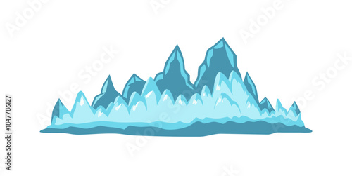 Mountain range illustration