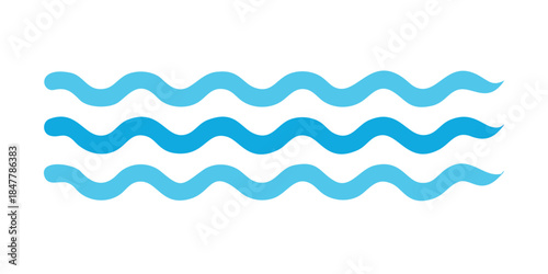 Three wavy lines