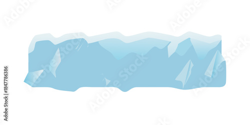 Iceberg floating in water