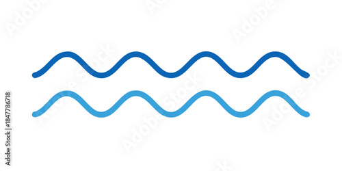 Wavy lines illustration