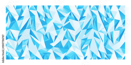 Abstract geometric pattern in blue